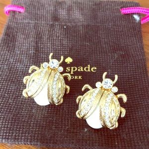 Kate Spade large june bug Caledonia earrings